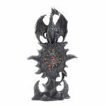 Blackk Dragon Mantel Clock
